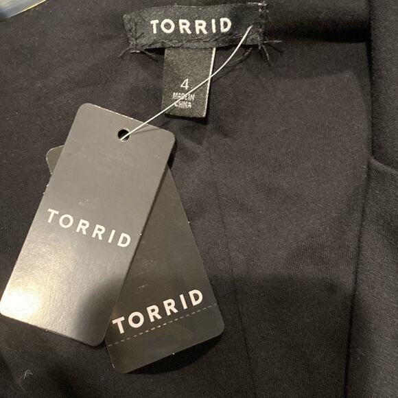 Torrid Black Jersey Knit Open Front Blazer - Picture 8 of 10